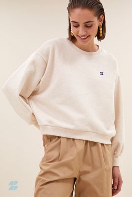 By Bar | Bibi logo sweater, oyster melee