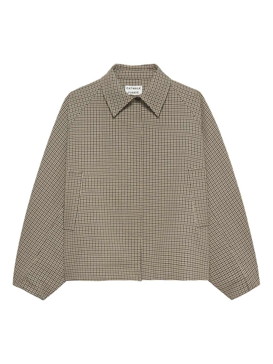 Catwalk Junkie Check cape jacket