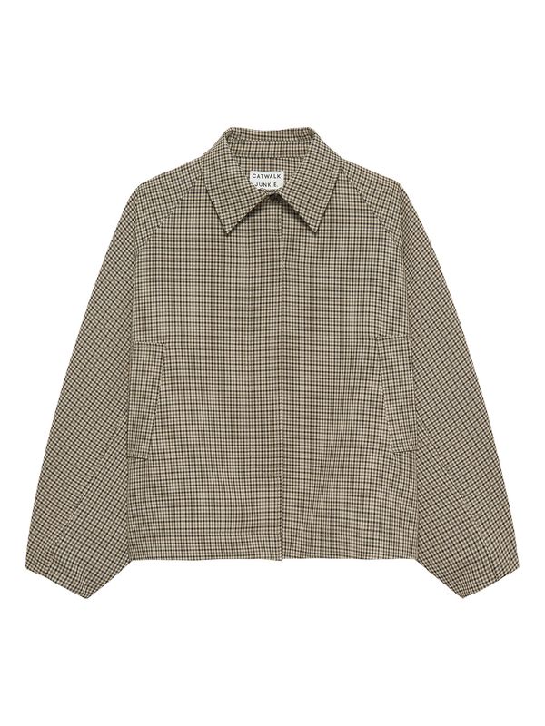 Catwalk Junkie Check cape jacket