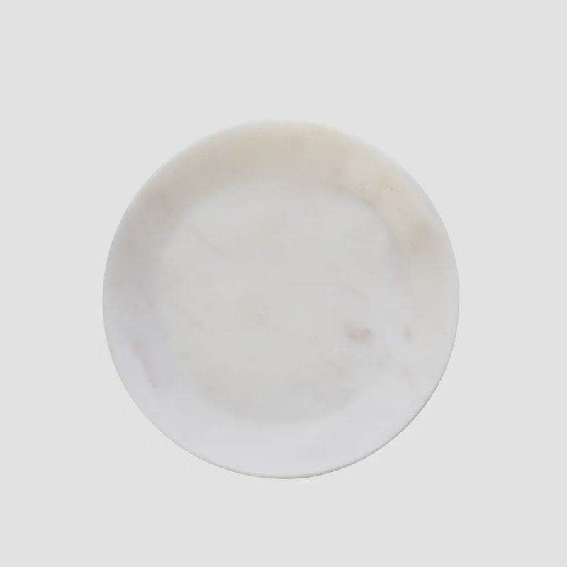 Madam Stoltz round marble tray