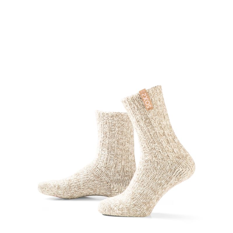 SOXS Originals Beige Wol – Label Cameo Brown