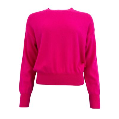 TWINS DENVER round neck jumper neon pink