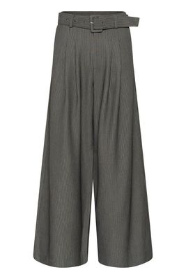 MEW 23 THE PINSTRIPED HIGH PANT grey