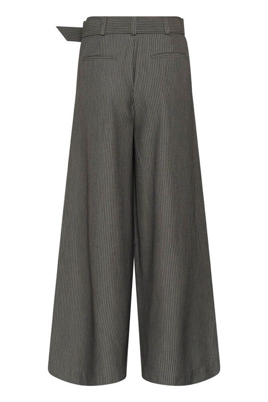 MEW 23 THE PINSTRIPED HIGH PANT grey