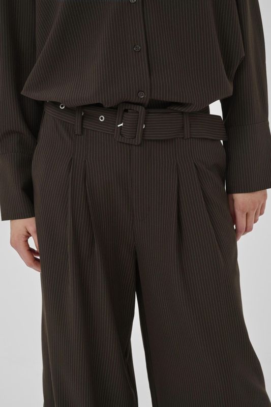 MEW | Vitta high wide pant | Espresso