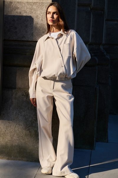 YAYA blouse met asymmetrische sluiting en elastische zoom