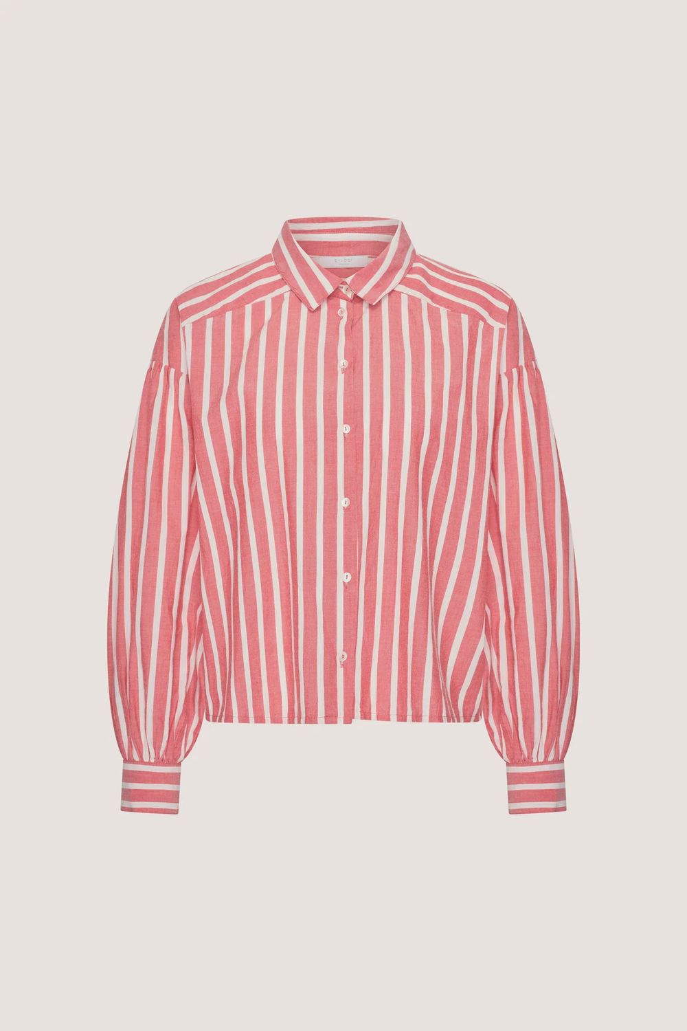 BY BAR Sarah short stripe blouse red stripe