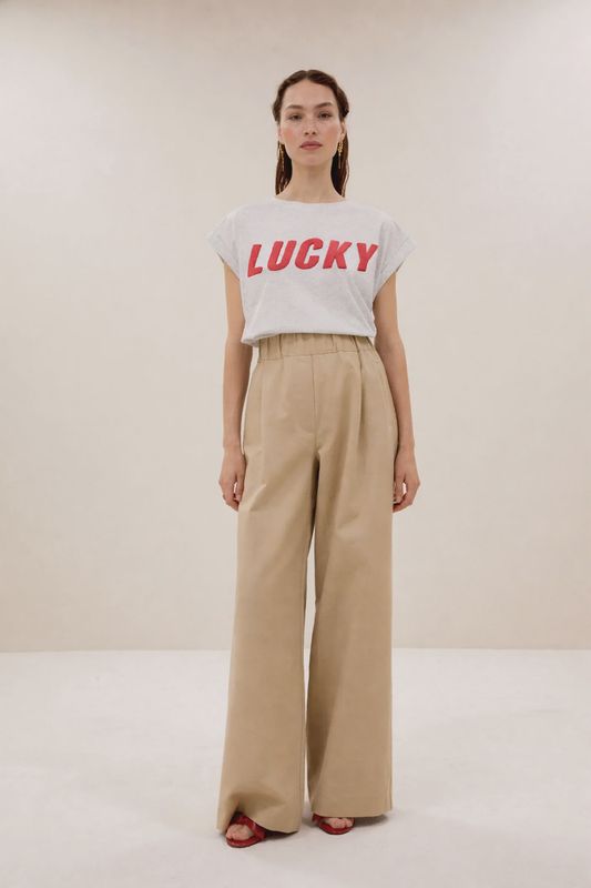 By Bar Benji canvas pants dark sand