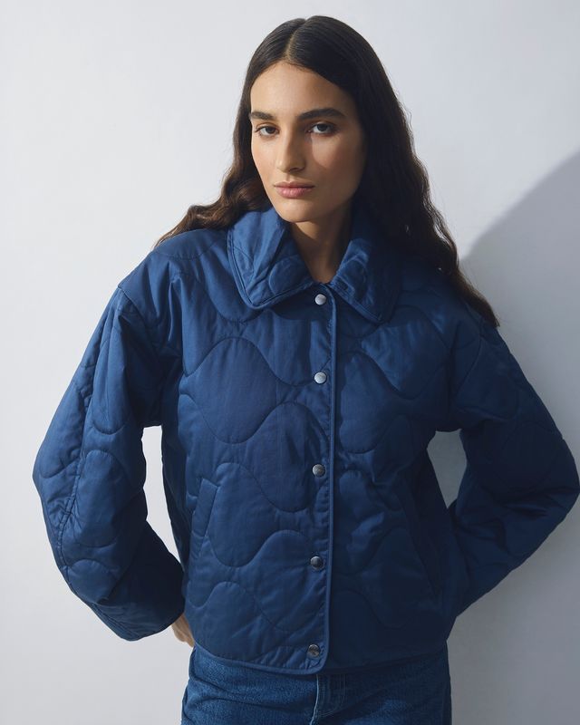 MSCH Christa jacket vintage indigo