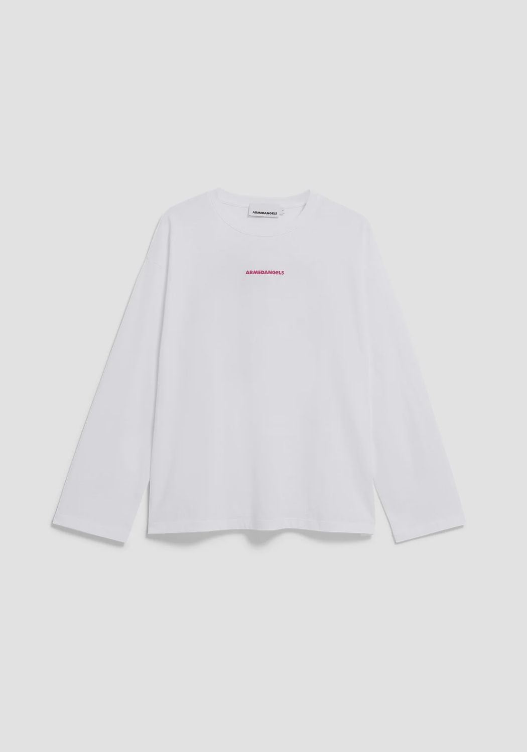 ARMEDANGELS | Fietaa smile longsleeve, white-pink
