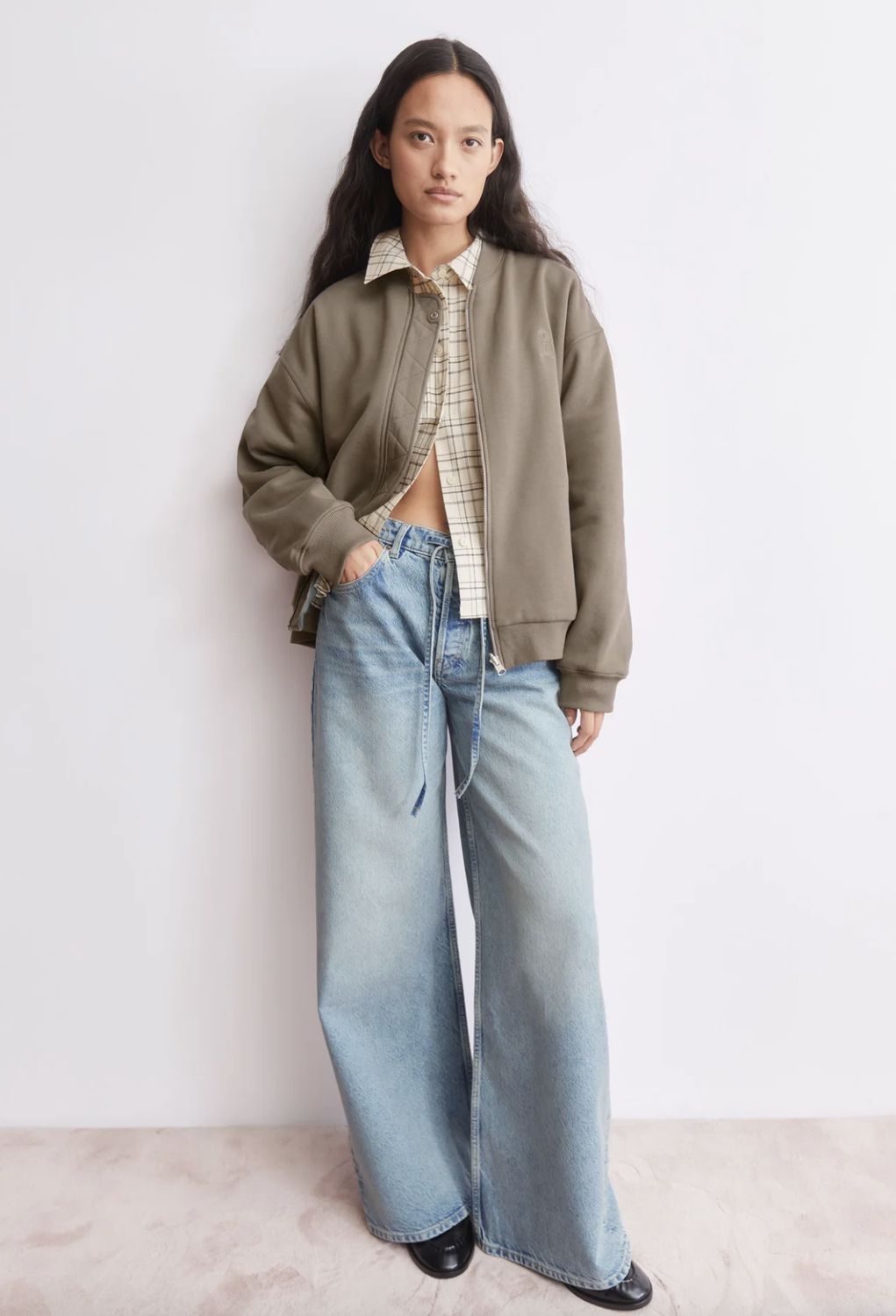 ARMEDANGELS | Astraeaas mid waist wide jean, airy