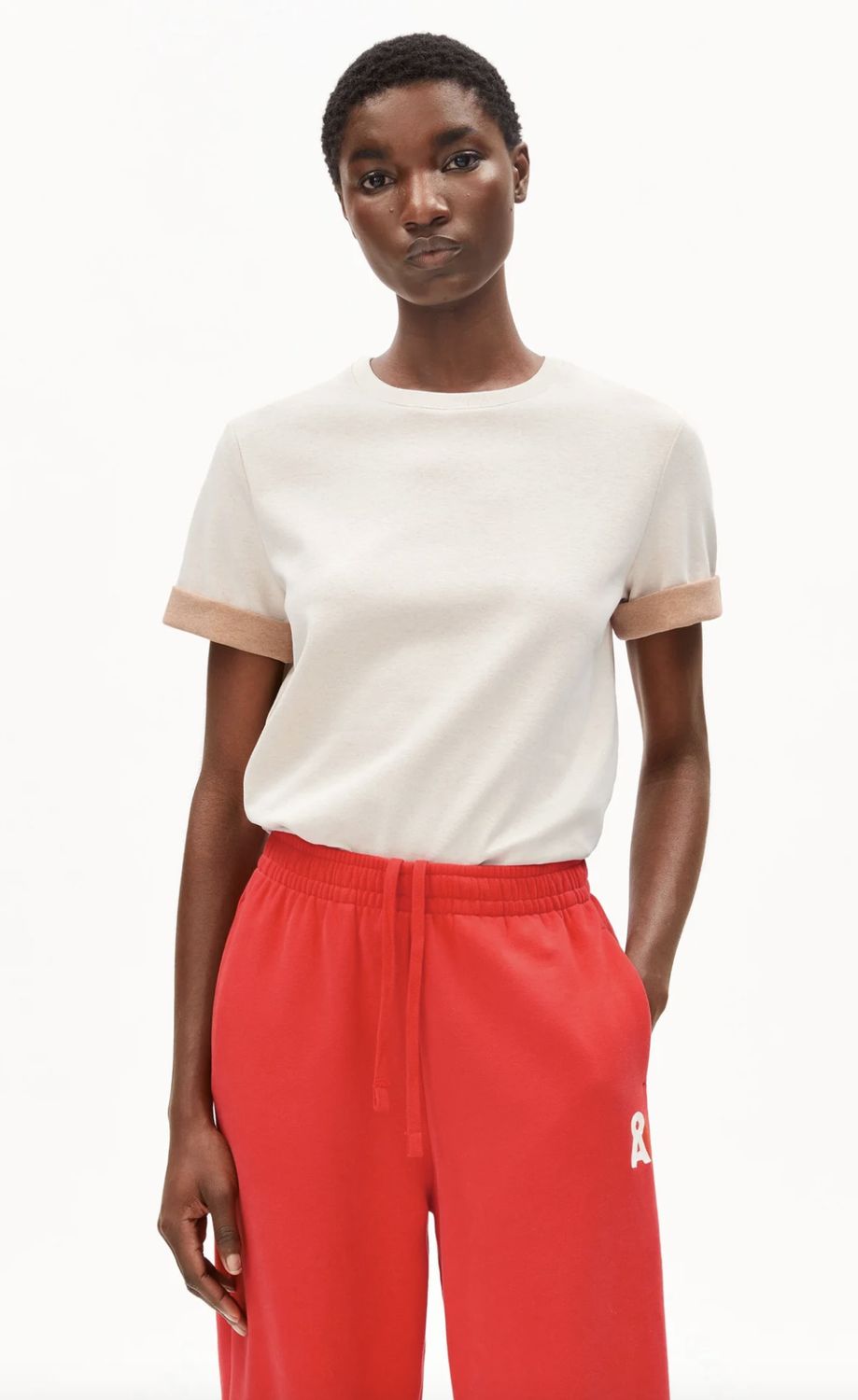 ARMEDANGELS | Un-wasted t-shirt, undyed cinnamon dust