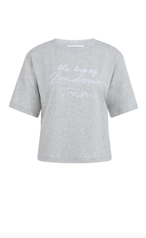 YAYA | T-shirt met print en wijde mouwen