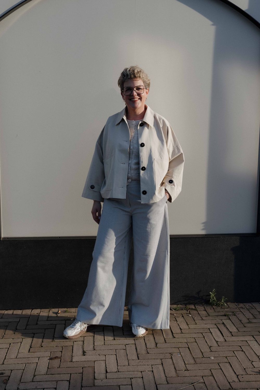 Another Label | Moore wide stripe pants