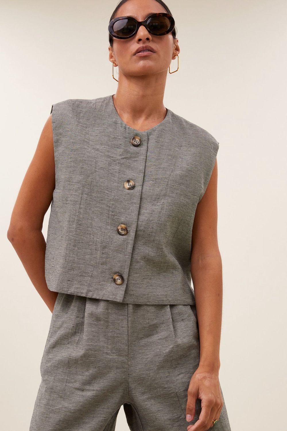 By Bar | Nori melange gilet