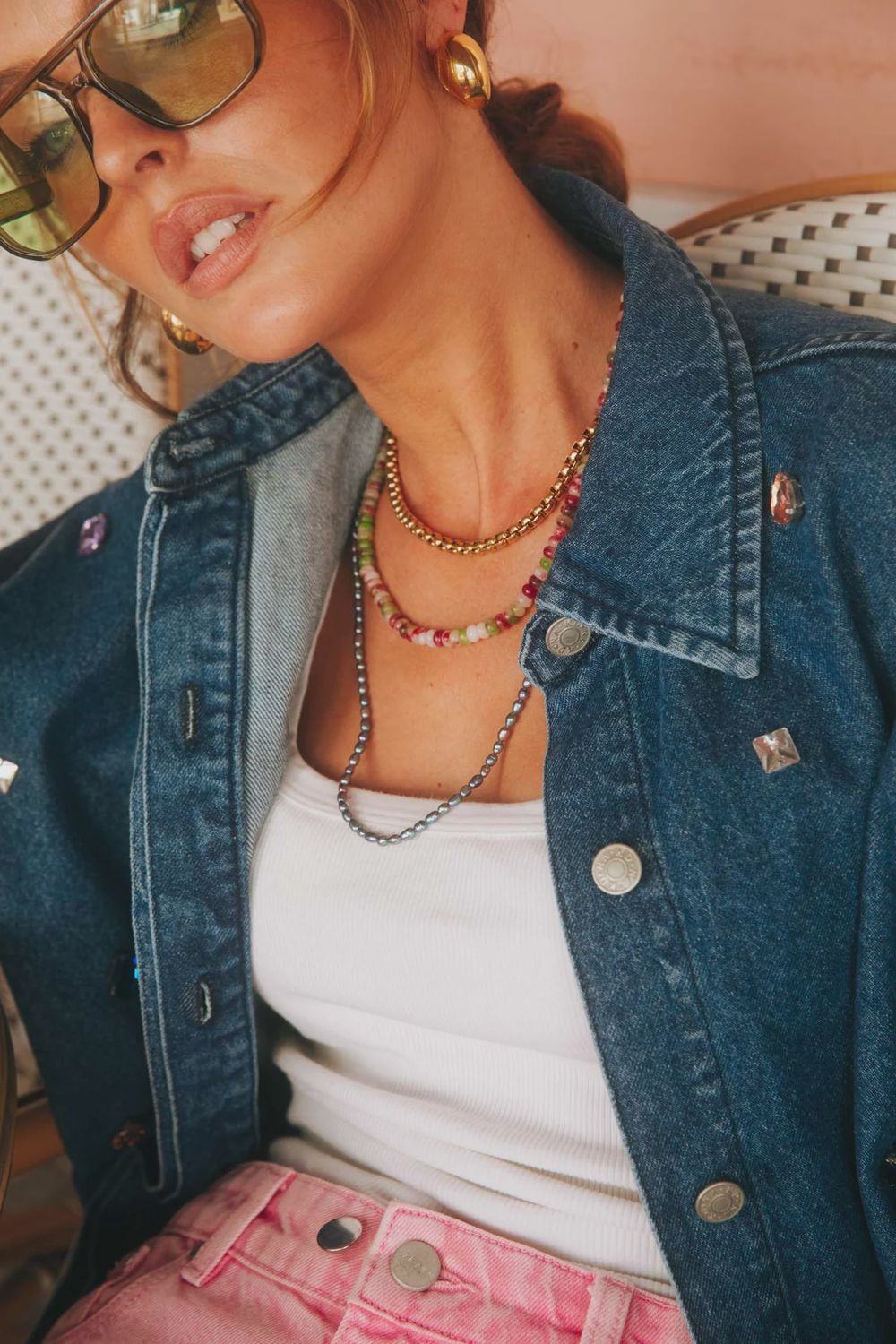 Bonnie studios | roger big mixed necklace