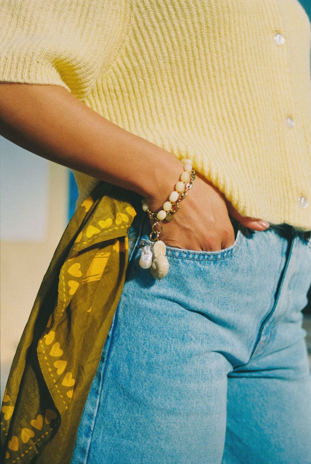 Bonnie studios | bobby butter yellow bracelet