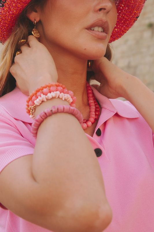 Bonnie studios | Flint pink bracelet