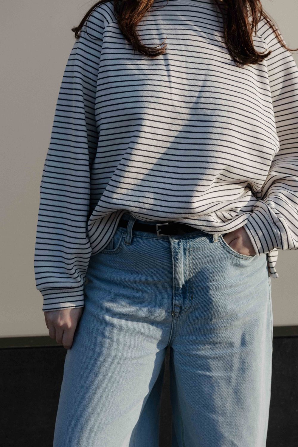 Another Label | Flori stripe sweat