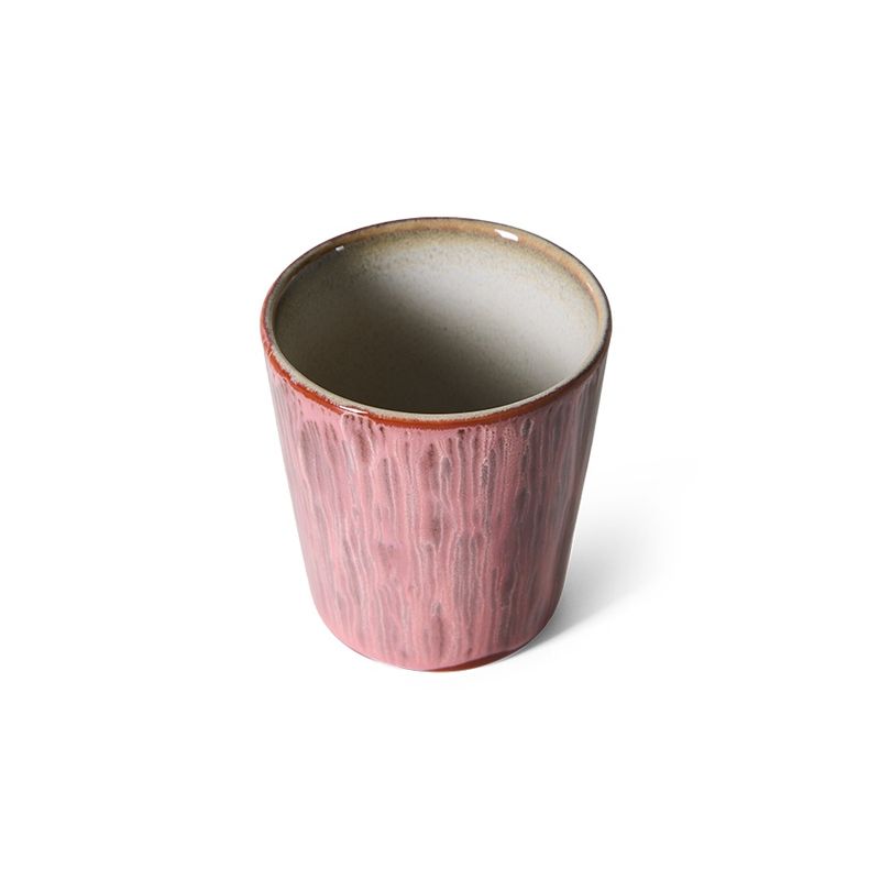 HK Living 70s ceramics: coffee mug rhubarb