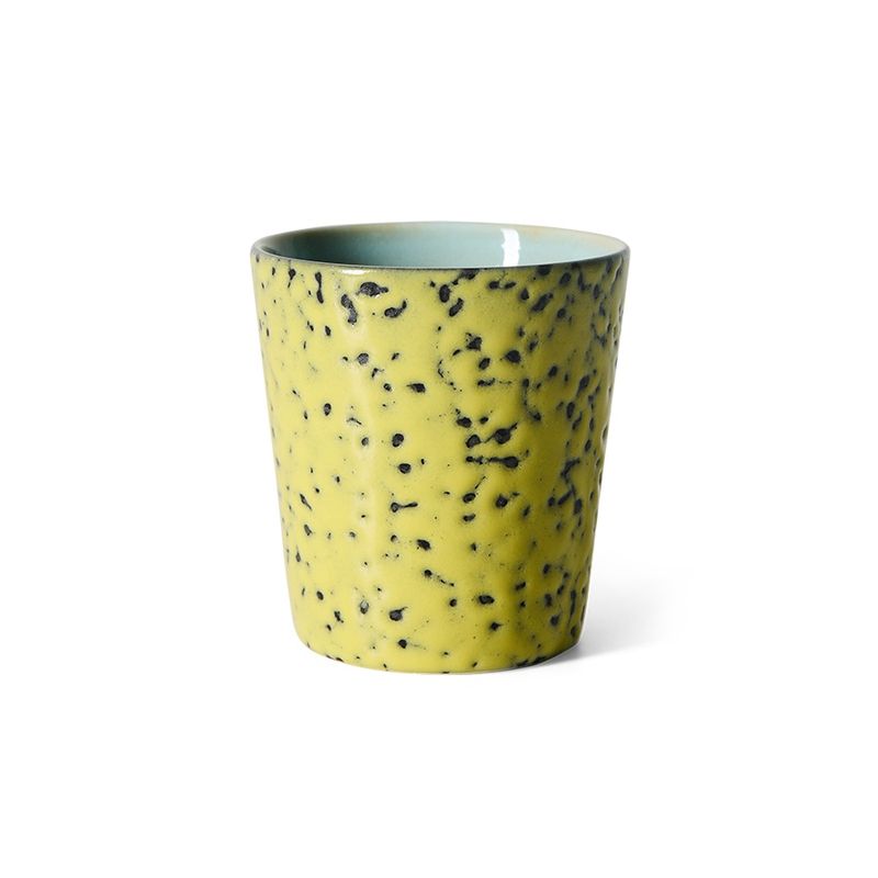HK Living 70s ceramics: coffee mug corn