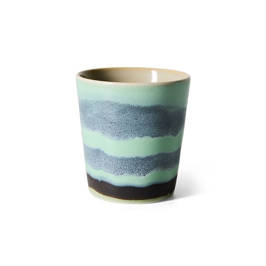 HK Living 70s ceramics: coffee mug river