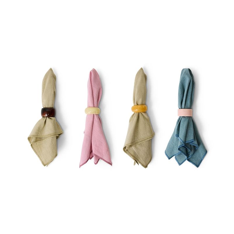 HK Living napkin rings sunrise