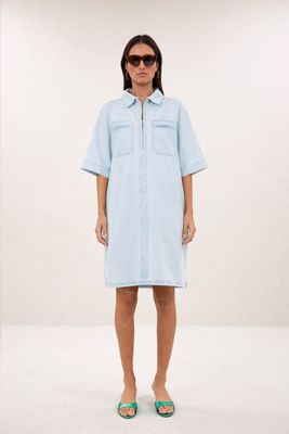By Bar philipe bleached denim dress