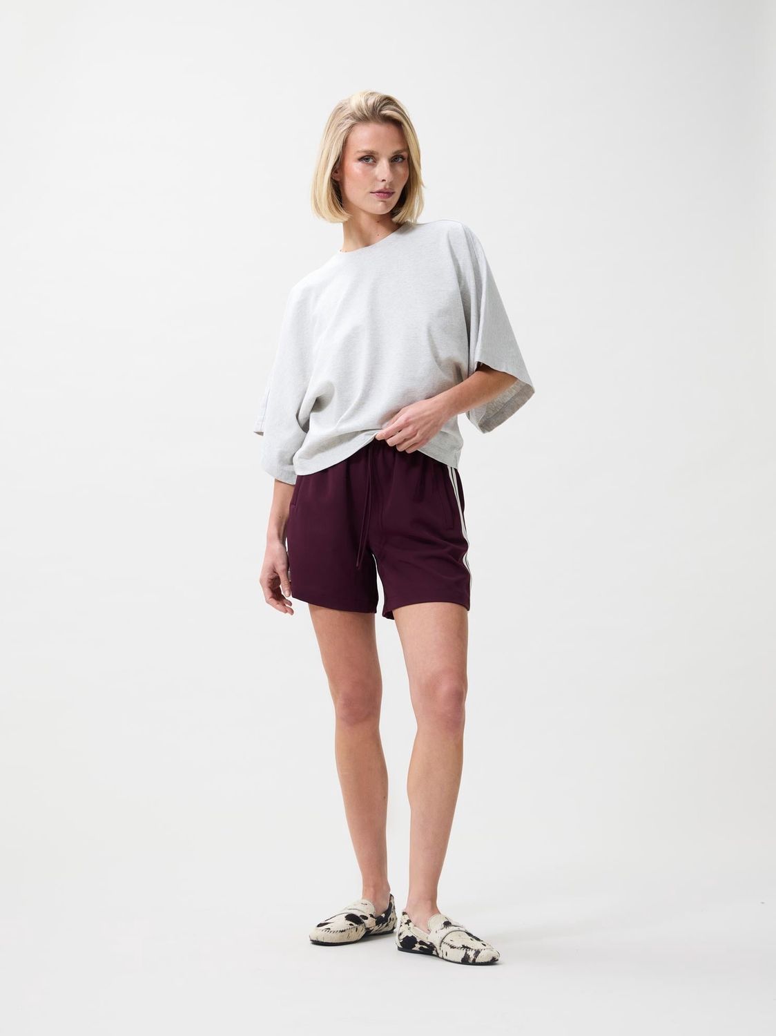 Catwalk junkie batsleeve tshit grey melange