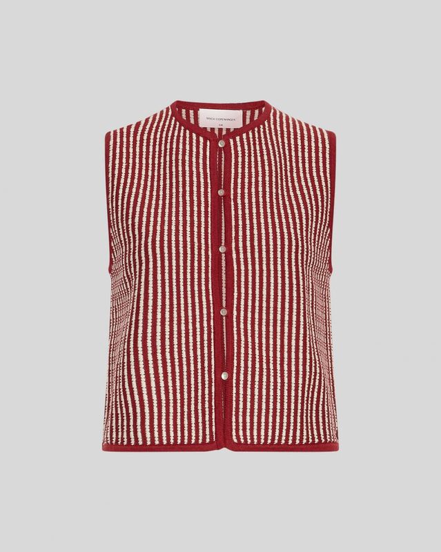 MSCH | Priscilla vest | Rhubarb