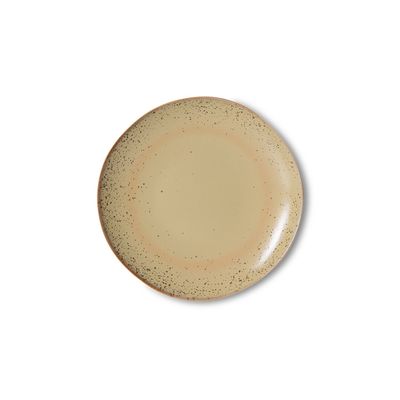 70s ceramics: dessert plate grit
