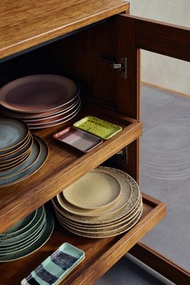 70s ceramics: dessert plate grit