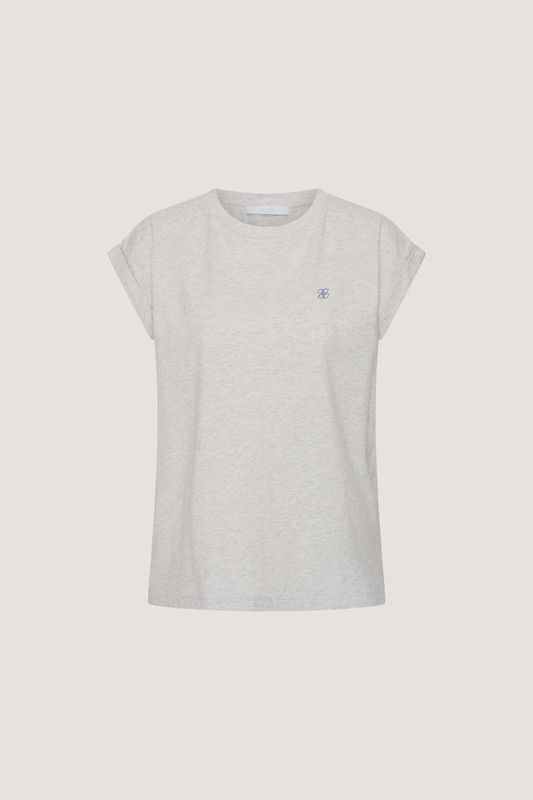 By Bar Tobi clover top light grey melee