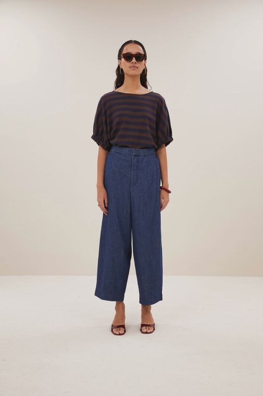 By Bar fuji denim pants dark denim