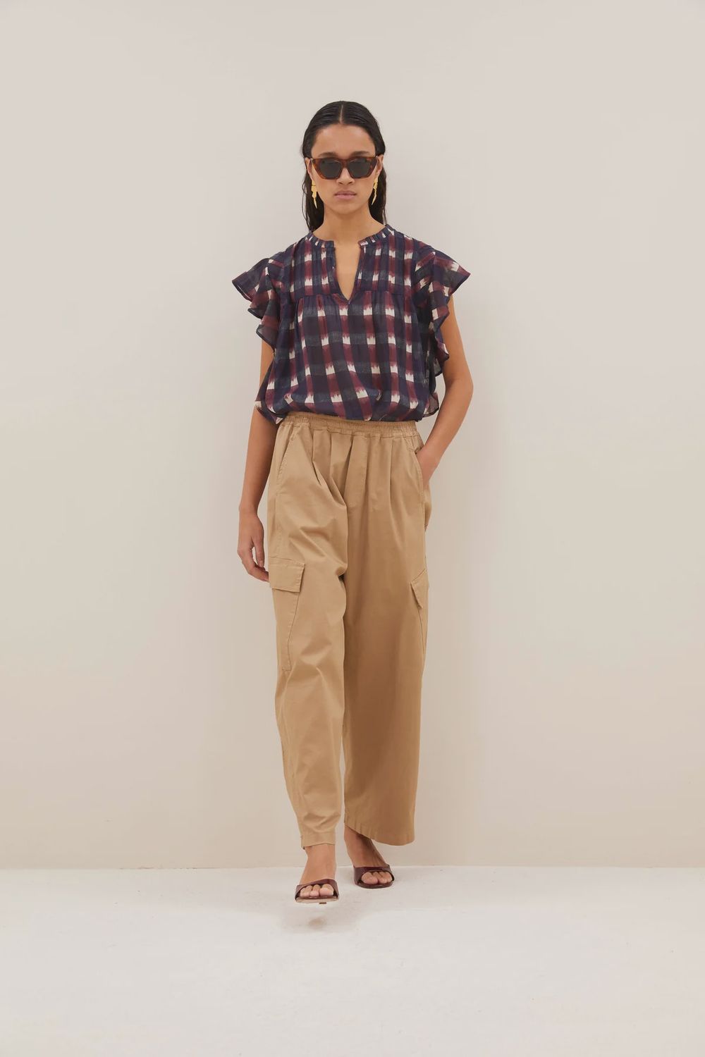 By Bar Matcha pants camel