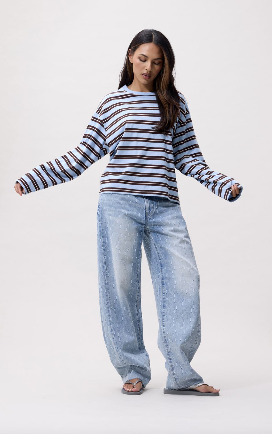 Striped long sleeve, air