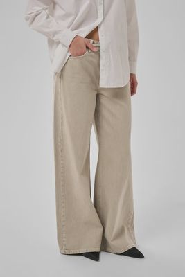 MEW Jeans wide MWKaro silver sage washed