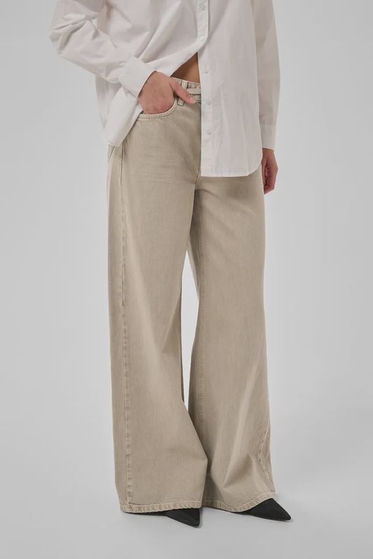 MEW Jeans wide MWKaro silver sage washed