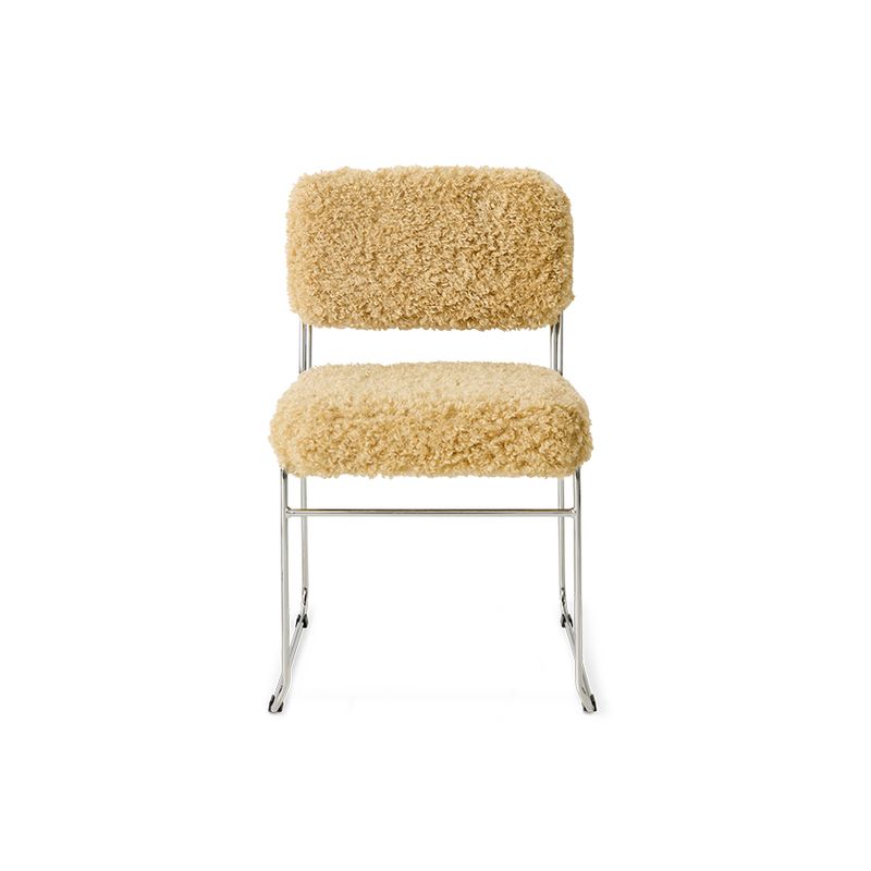 HK Living Endless dining chair poodle golden