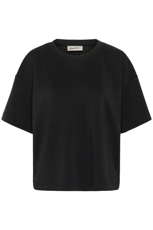 MEW Helle EMB Boxy Tee zwart