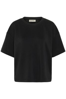 MEW Helle EMB Boxy Tee zwart