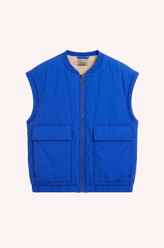 By Bar | Gio sleeveless jacket, kingsblue