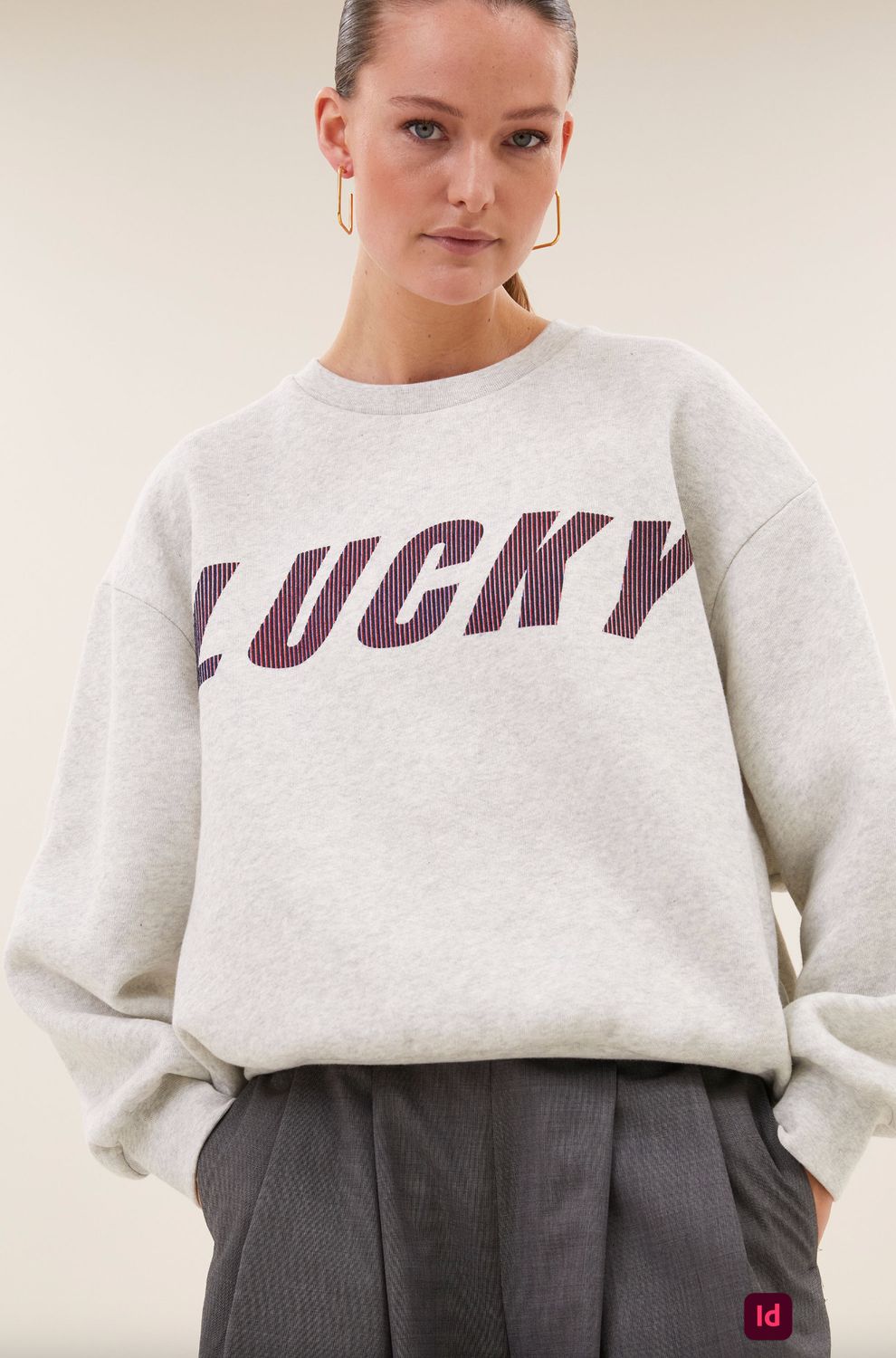 By Bar | Lili speed sweater, light grey melee