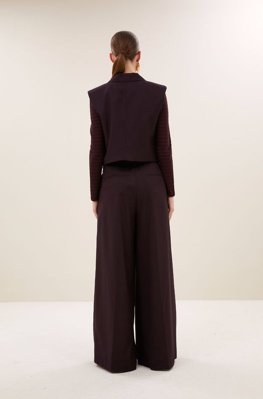 By Bar | Bobi gilet, dark wine