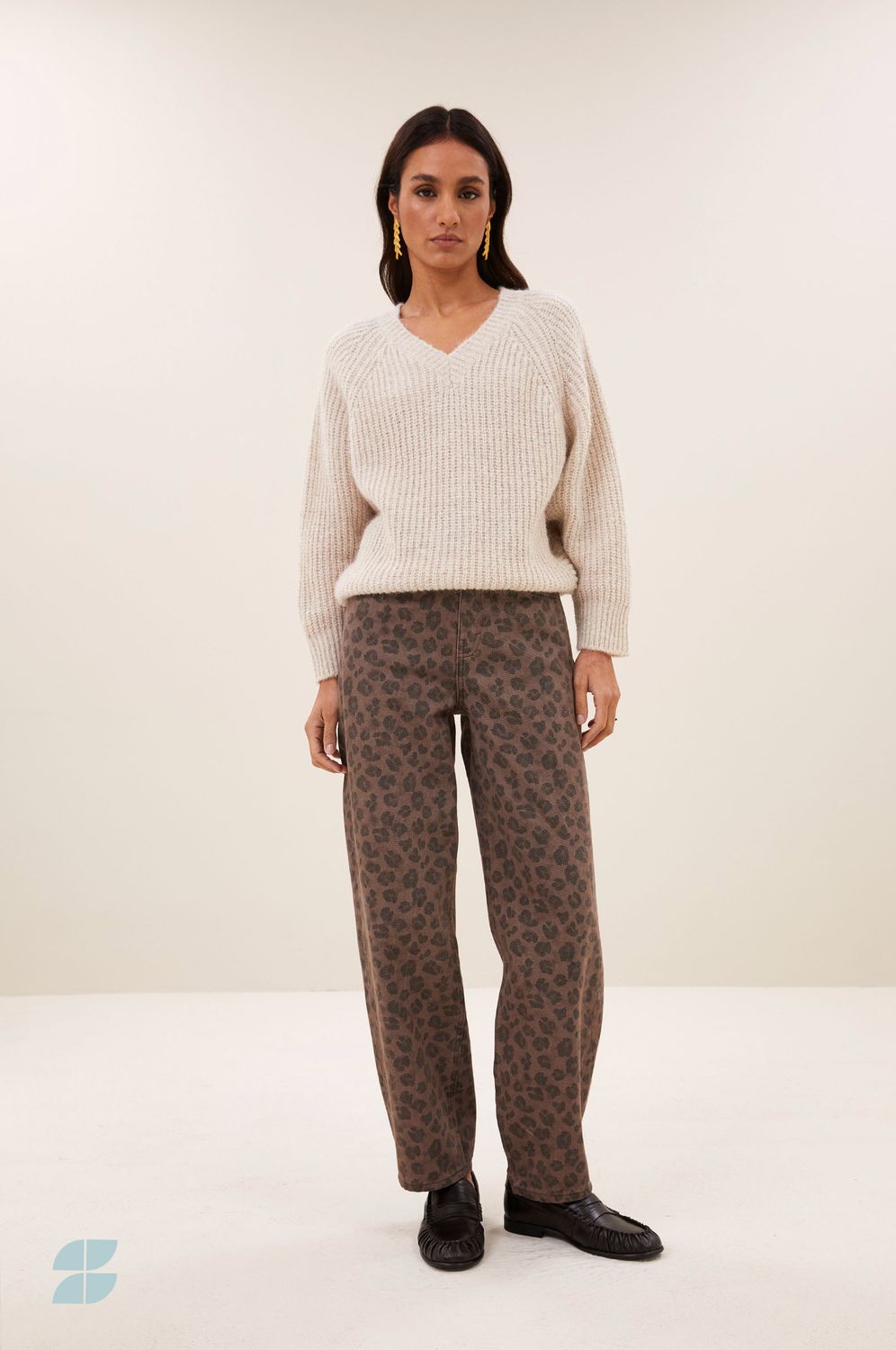 By Bar | Lew cheetah chocolate pants