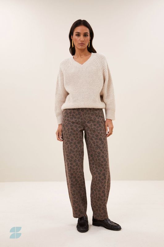 By Bar | Lew cheetah chocolate pants