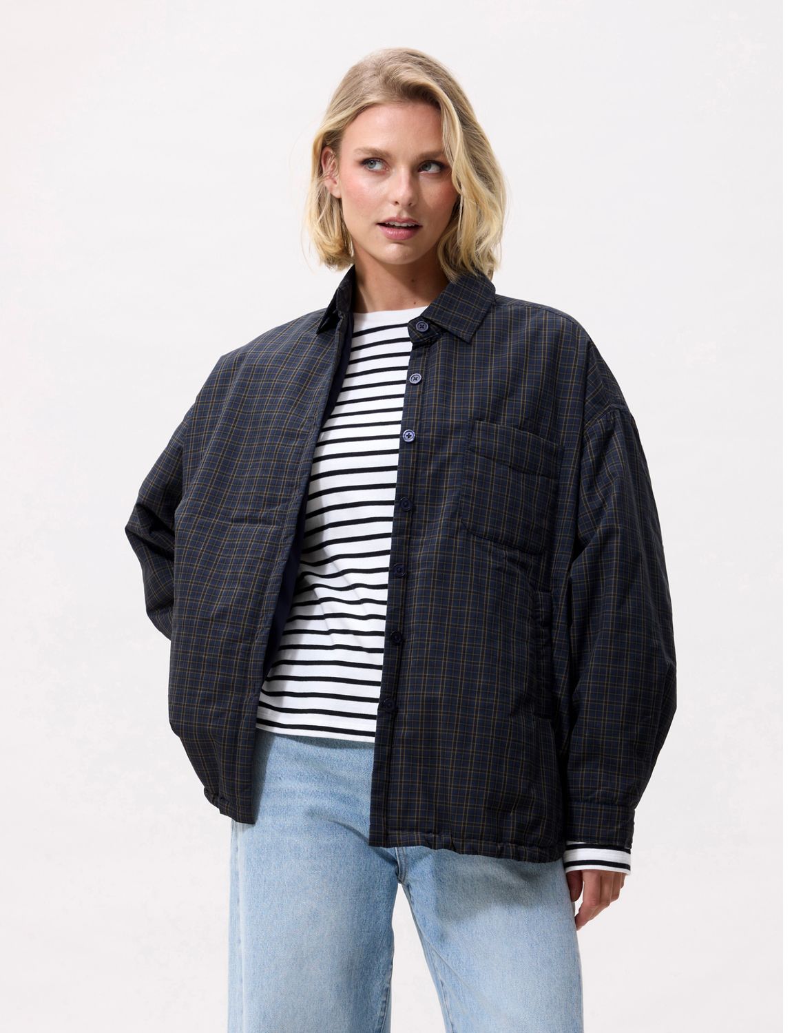 Catwalk Junkie | Light padded check jacket