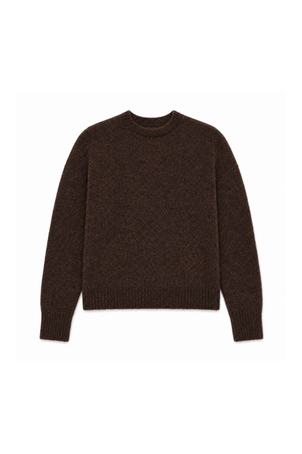 TWINS long-sleeve mock-neck sweater chocolate  Kai