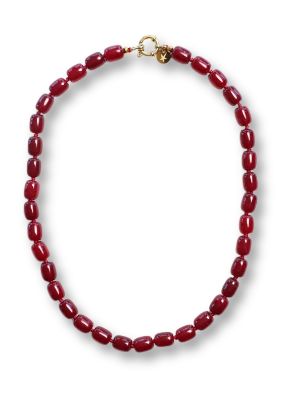 Bonnie Studios | Phil burgundy necklace