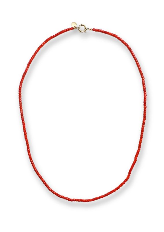Bonnie studios | Tommy coral orange necklace